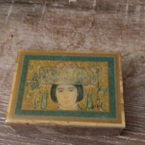 Vintage Edna Hibel Marbel Teinket Box